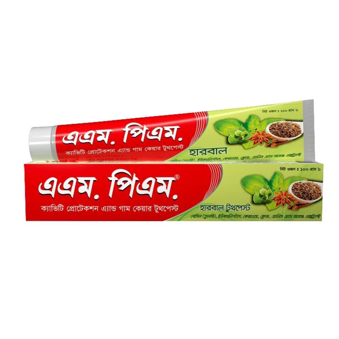 এ এম পিএম হারবাল টুথপেস্ট ১০০ গ্রাম